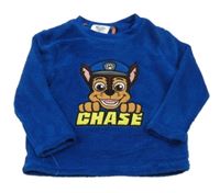 Safírová chlupatá mikina s Chasem Primark