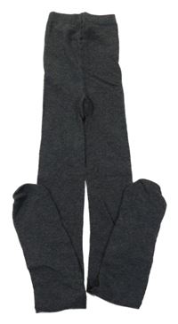 Antracitové melírované punčocháče Primark