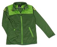 Zelená sportovní propínací mikina 