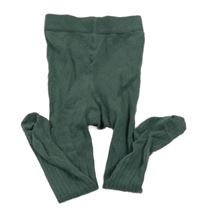 Tmavozelené punčocháče H&M