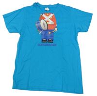 Tyrkysové tričko s vojákem 