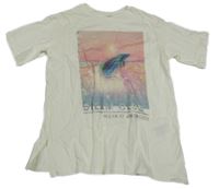 Smetanové tričko s delfínem H&M