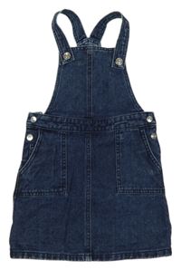 Tmavomodré riflové laclové šaty Matalan