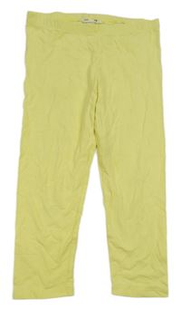 Žluté crop legíny H&M
