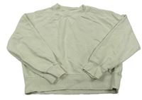 Mintová oversize mikina Zara