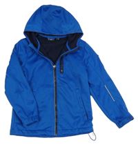 Modrá softshellová funkční bunda s kapucí Crane