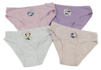 4set - 4x barevné kalhotky s Minnie C&A