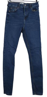 Dámské modré skinny rifle Primark 