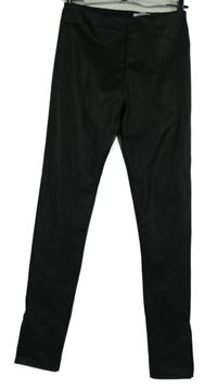 Dámské černé koženkové legíny Yu & Me 