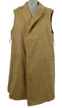 Dámská béžová flaušová vesta Shein 