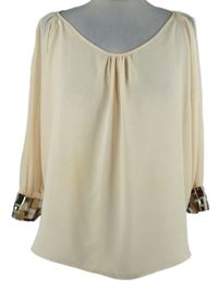 Dámská šifonová halenka s kamínky Kelly Brook