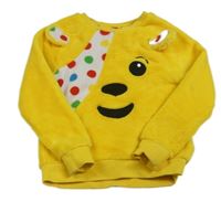 Žlutá chlupatá mikina - Pudsey George