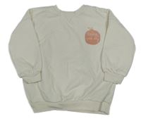 Smetanová mikina s jablkem George