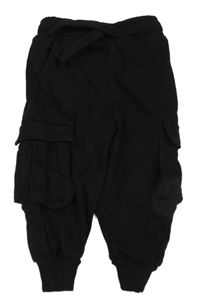 Černé cargo tepláky George