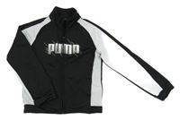 2set - Černobílá sportovní propínací mikina s logem Puma