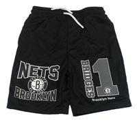Černé basketbalové kraťasy s nápisy Primark 