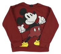 Vínová mikina s Mickeym Disney