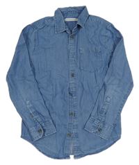 Modrá lehká riflová košile 