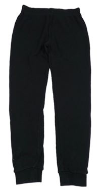 Černé vzorované tepláky George 