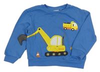 Modrá mikina s bagrem Lily & Dan