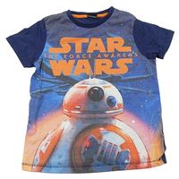 Tmavomodré pyžamové tričko se Star Wars