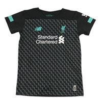 Černo-zelený funkční fotbalový dres New Balance
