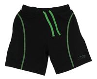 Černé sportovní kraťasy s pruhy C&A