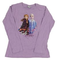 Lila triko s Frozen Disney