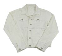 Nové - Bílá riflová crop bunda Next 