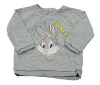 Šedá mikina s Bugs Bunnym 