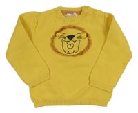 Žlutý svetr se lvem Ergee