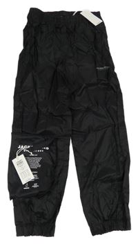Nové - Černé šusťákové nepromokavé kalhoty + sáček Jack & Jones