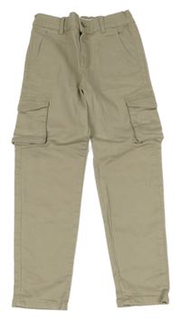 Béžové cargo cuff rifle Denim Co. 