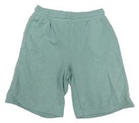 Zelenošedé teplákové kraťasy H&M