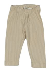 Béžové žebrované tepláky H&M