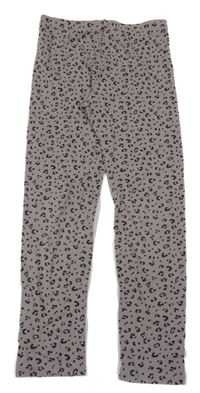 Béžovo-černé vzorované legíny H&M
