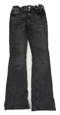 Tmavošedé bootcut rifle H&M
