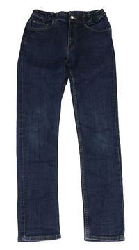 Tmavomodré skinny fit rifle zn. H&M