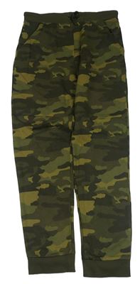 Army-khaki tepláky M&S