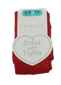 Nové - červené punčocháče PRIMARK