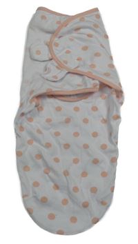 Bílo-broskvová puntíkatá rychlozavinovačka Mama Cheetah