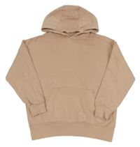 Pudrová oversize mikina s kapsou a kapucí F&F