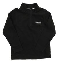 Černá fleecová funkční mikina s logem REGATTA