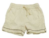 Smetanové melírované kraťasy Next