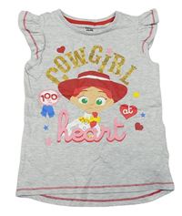 Světlešedé tričko s Jessie - Příběh Hraček Disney