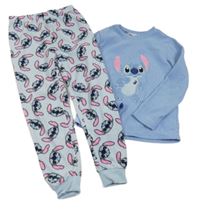Světlemodré fleecové pyžamo se Stitchem Primark