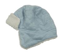 Světlemodrá melírovaná prošívaná zateplená beranice George