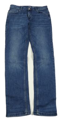 Tmavomodré slim rifle C&A