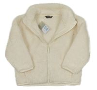 Nové - Smetanová chlupatá propínací mikina Primark