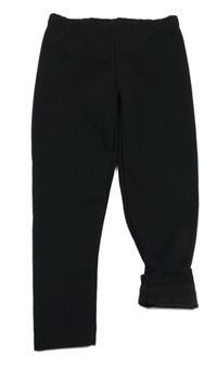 Černé zateplené legíny Kiabi